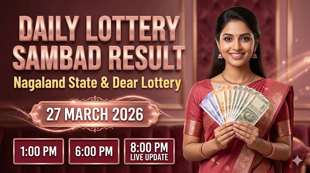 27 March 2026 live Result today