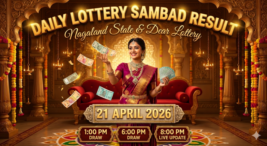 Lottery Sambad Result Today 21 April 2026 | 1PM 6PM 8PM