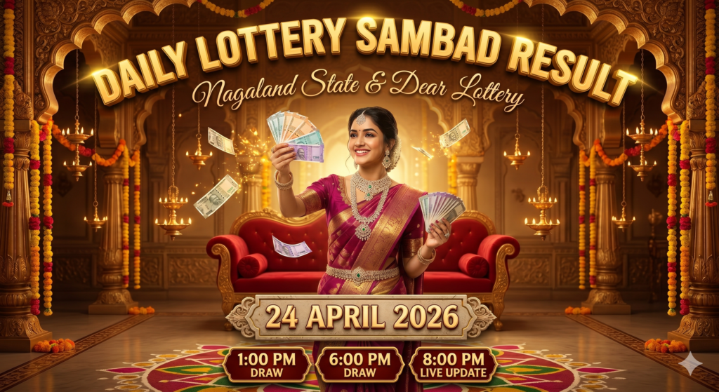 Lottery Sambad Result Today 24 April 2026 | 1PM 6PM 8PM