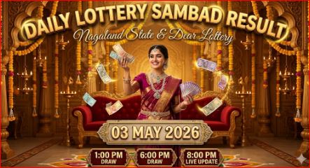 Lottery Sambad Result Today 03 May 2026 | 1PM 6PM 8PM